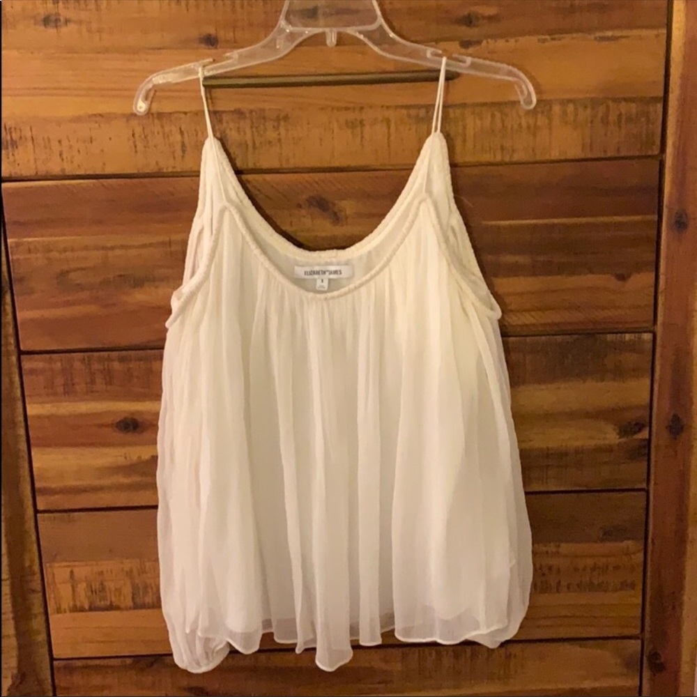 ELIZABETH AND JAMES cream off the shoulder top
